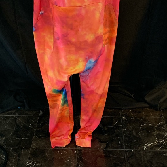 🛑🛑SOLD🛑🛑 Rainbow Sherbet Tie Dye Jumper - Picture 2 of 3